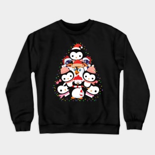 Penguins Christmas Tree T-shirt Crewneck Sweatshirt